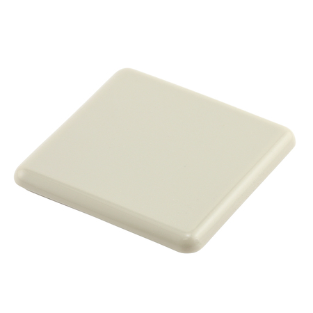 PRIME-LINE 2-1/2 in. Square Adhesive Tan Hard Plastic Slider 4 Pack MP75341